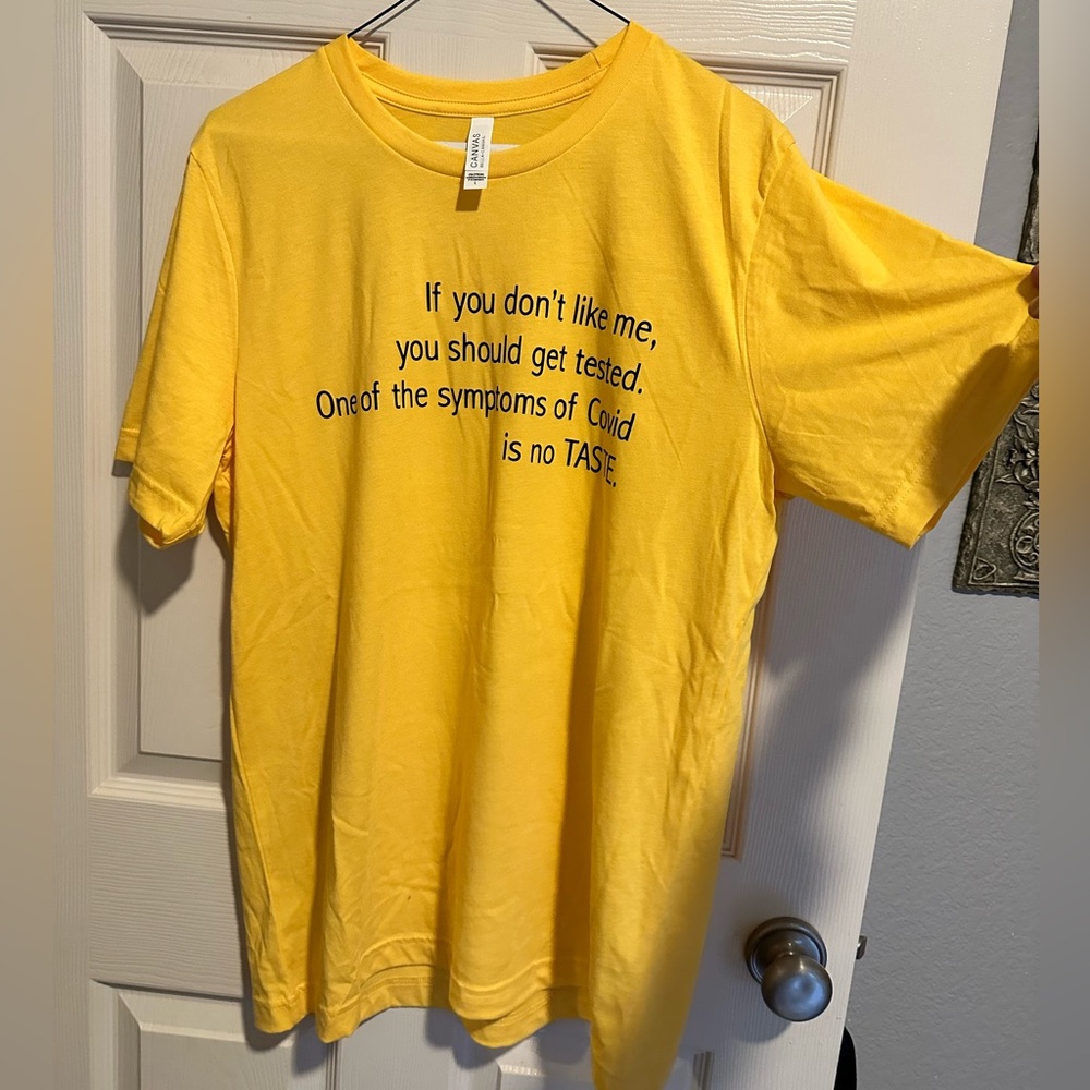 yellow shirt